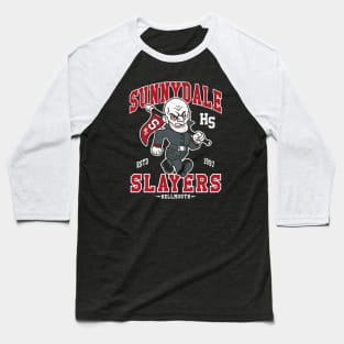 Sunnydale High School Vampire - Vintage Distressed Horror College Mascot Baseball T-Shirt
